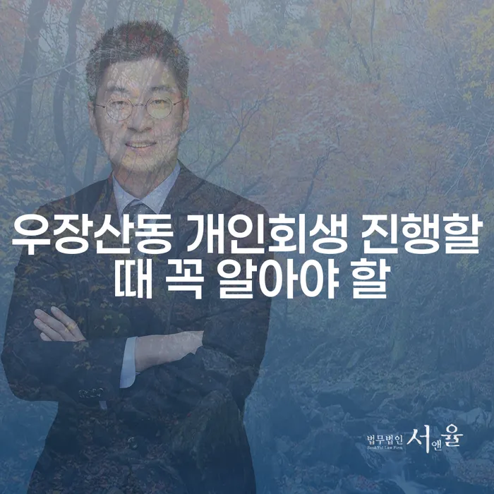 우장산동 개인회생 진행할 때 꼭 알아야 할