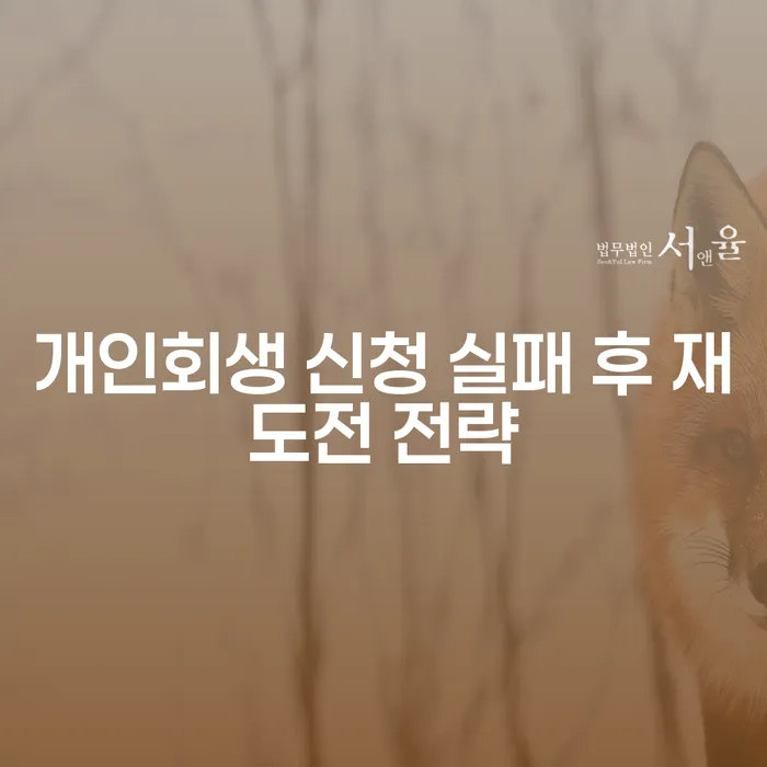 개인회생 신청 실패 후 재도전이 가능할까요?