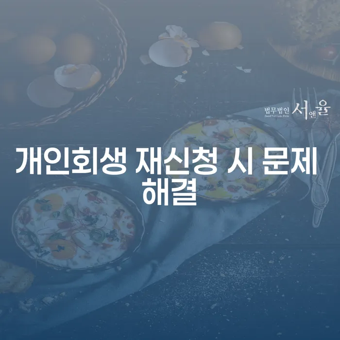 개인회생 재신청 시 문제 해결: 어떻게 극복할 수 있을까요?